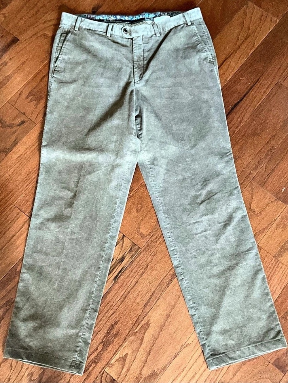 Hiltl Doyle-So Striped Chinos in Gray Waist 38